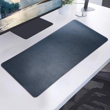 Imagem de Protetor de mesa de couro PU antiderrapante de 59,9 cm x 30 cm, à prova d'água, tapete de mouse pad ultrafino, para escritório e casa