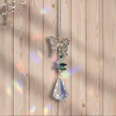 Imagem de Enfeite de prismas de cristal arco-íris para pendurar na janela, prismas de janela para decoração de casa, escritório, aniversário