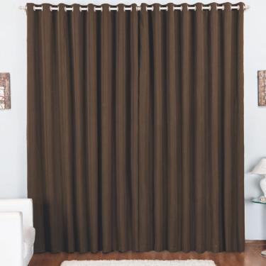 Imagem de Cortina Pryme 3 Metros Sala Quarto em Oxford para Varão - Tabaco