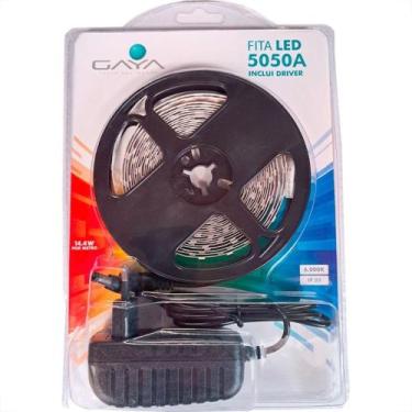 Imagem de Fita De Led Gaya 5050A - Ip20 6000K - 600 Lumens Por Metro 12V. 5M Com