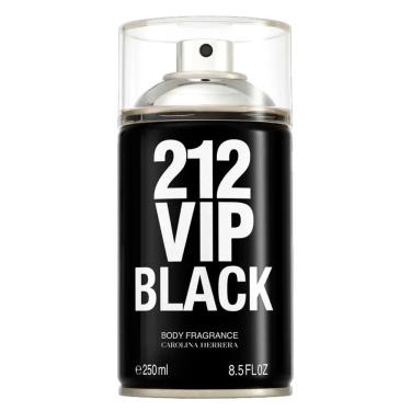 Imagem de Perfume Carolina Herrera 212 Vip Black Body Spray Masculino 250ml