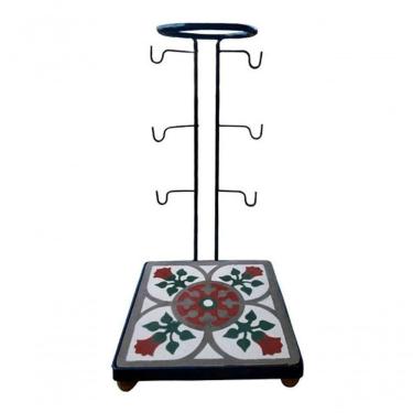 Imagem de Suporte Coador Café Mancebo Filtro Ferro E Ladrilho Rústico Ladrilho B3