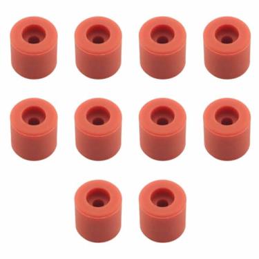 Imagem de Ruiwaer 8 peças de pinos de nivelamento de silicone para impressora 3D almofada de substituição de mola de nivelamento laranja de 16 mm compatível com Ender 3/CR6-SE/CR-10
