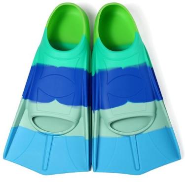 Imagem de Barbatanas de natação Azuunye Kids Short Blade, salto antiderrapante, 