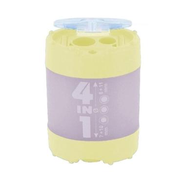 Imagem de Apontador Kum 4 Em 1 Amarelo Pastel