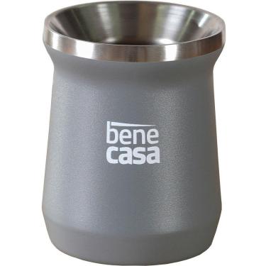Imagem de Cuia Térmica Para Chimarrão Tereré Matte 300ml Cinza