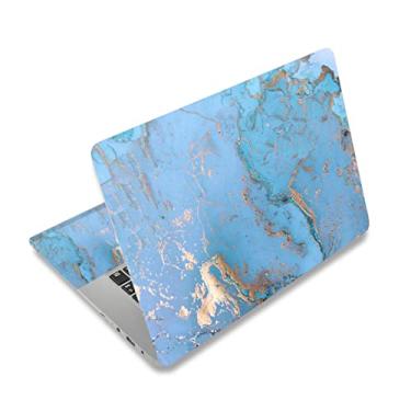 Imagem de Decalque de adesivos para laptop, 12 13 14 15 15,6 polegadas Netbook Capa protetora reutilizável para Toshiba Hp Samsung Dell Apple Acer Leonovo Sony Asus Laptop Notebook (Blue Marble)