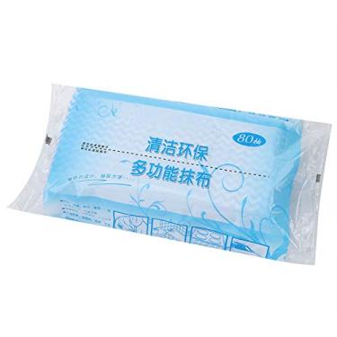 Imagem de Conjunto de panos de prato absorção de água para cozinha, 80 peças de pano descartável de óleo antiaderente para vida doméstica e locais públicos, panos de limpeza reutilizáveis de tecido não tecido