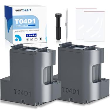 Imagem de PRINTORBIT Caixa de manutenção T04D1 compatível com impressoras ET-15000 ET-3750 ET-3760 ET-3850 ET-4750 ET-4760 ET-4850 ET-3700 XP-5100 ET-2860 ET-3710, T000 4D1000 Caixa de manutenção de tinta EWMB2