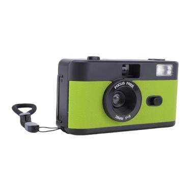 Imagem de Akozon Câmera de Filme de 35 MM Câmera Retro Leve e Reutilizável Embutida Flash Câmera de Estudante Alimentada por Bateria para Fotografia (Preto e Vermelho)