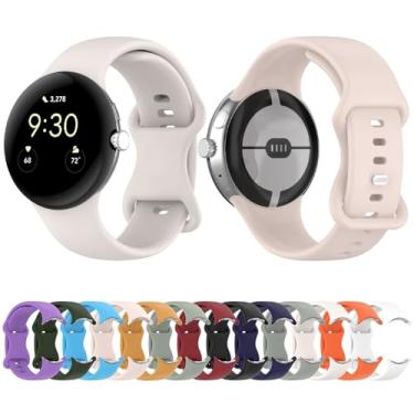 Imagem de Pulseira oficial de silicone para Google Pixel Watch 3 de 45 mm (preto)