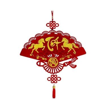 Imagem de Fenteer Decoração de Ano Vietnamita, Decoração de Festival da Primavera, Placa Decorativa Reutilizável para Pendurar na Entrada, Porta da Frente, Quarto, Style D