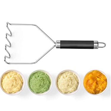 Imagem de Espremedor de cabeça de arame de aço inoxidável: a ferramenta de cozinha perfeita para purê de batatas sem esforço e muito mais