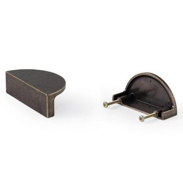 Imagem de Kit 2 Puxador Armario Puxador Concha Gaveta Puxadores - Telis Ferragen