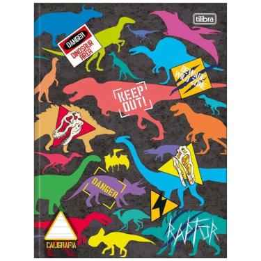 Imagem de Caderno Brochura Capa Dura Colegial Caligrafia Raptor 40 Folhas Tilibra Estampa 3