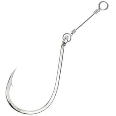 Imagem de Anzol Lori Chinu Nickel 02 Encastoado Simples 28x2 (25un)