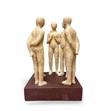 Imagem de Escultura Decorativa Homens em Resina 28cm TMN3039 BTC