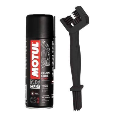 Imagem de Lubrificante de Correntes Motul C2 Plus 200ml Chain Lube Escovinha de 