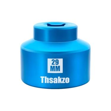 Imagem de Thsakzo Chave de soquete de filtro de óleo de 29 mm para veículos Ford F250, BMW, Mini, Volvo, Audi, VW, Porsche, ferramenta de remoção de filtro de óleo de alumínio usinado CNC de precisão