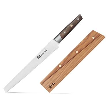 Imagem de Cangshan Cutlery | Faca de cozinha profissional forjada da série R, 10.25-Inch German Steel Bread Knife, 1