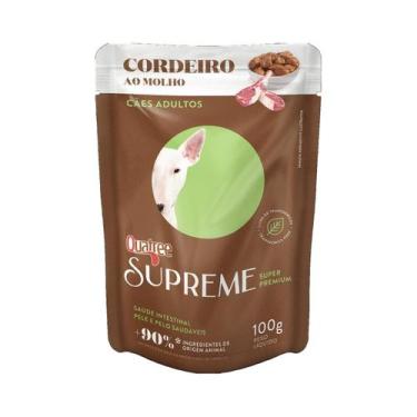 Imagem de Ração Úmida Quatree para Cães Supreme Adulto Sabor Cordeiro Sachê 100g