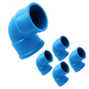 Imagem de Curva Curta 90 BB Soldável Irrigação PN125 75mm - Kit 5 und - PTI Cone