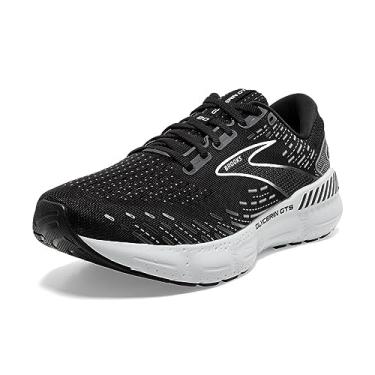 Imagem de Brooks Tênis de corrida masculino Glycerin GTS 20, Preto/branco/liga, 39