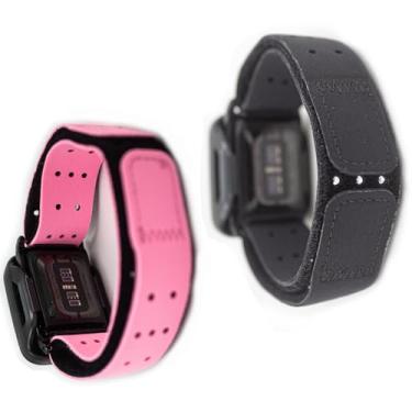 Imagem de [Pacote com 2] Pulseira de braço compatível com Whoop 5.0 bíceps, alça ajustável de lycra macia e respirável com capa para Whoop 5.0 One Peak MG/Life (ECG não suportado) (preto-rosa)