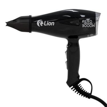 Imagem de Secador De Cabelo Profissional Lion Aero Ultra Pro Preto Flake Super P