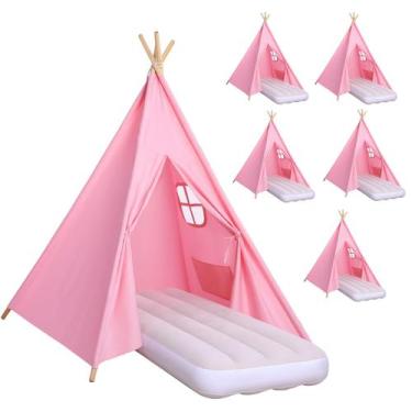 Imagem de Tiendas de campaña para pijamadas Wilwolfer para fiestas infantiles co