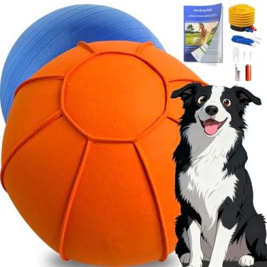 Imagem de Sapbontchi Bola de pastoreio para cães, 63,5 cm para pastor australiano, para gado, para Border Collie, para Blue Heelers e outros cães pequenos a médios, brinquedos de pastoreio, bola de cavalo