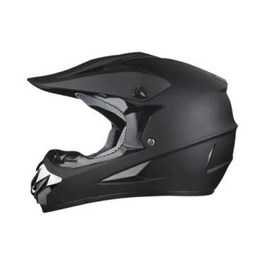Imagem de Capacete De Motocicleta Profissional Off-road DOT Para Adultos E Crian