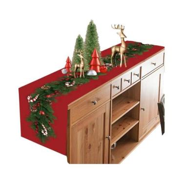 Imagem de Toalha De Mesa De Natal 2025, Bandeira De Mesa Para O Ano Novo, Decora
