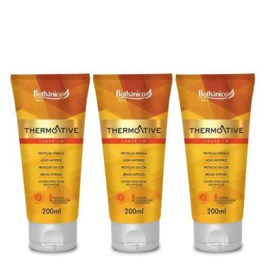 Imagem de Kit 3 Leave In Thermoative 200ml com Filtro Solar, Sem Enxague, Ação A