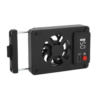Imagem de VBESTLIFE Ventilador de Refrigeração Externo da Câmera para Transmissão Ao Vivo, Ventilador Refrigerador Ajustável de 5 Velocidades Compatível Com Câmeras RP A7M4 A7C ZVE10 FX30 R5