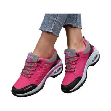 Imagem de Tênis De Caminhada Femininos Impermeáveis E Antiderrapantes, Clássicos