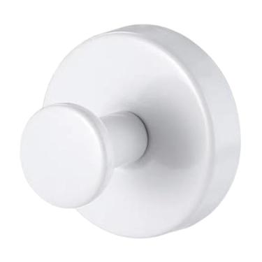 Imagem de Generic Suporte de chuveiro com ventosa a vácuo, fácil de instalar, elegante, para pendurar em chuveiros, janelas de vidro, banheiros e outros ambientes, Branco