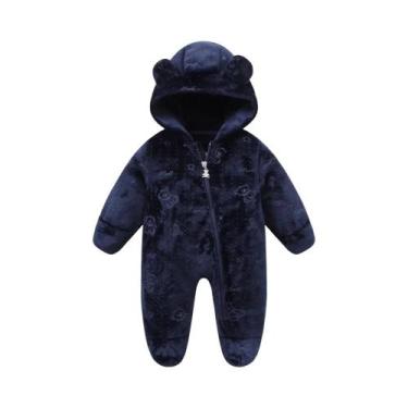 Imagem de Macacão De Flanela Para Bebê Recém-Nascido, Macio E Quente, Para Outon