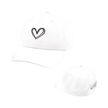Imagem de Boné De Sol Infantil Ajustável Em Formato De Coração Com Desenho Anima