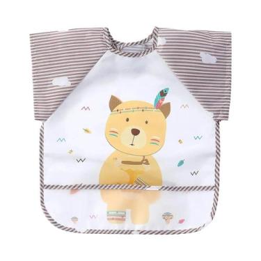 Imagem de Babador Unissex Para Bebês De 0 a 3 Anos, Estampa De Animais Em Cartoo