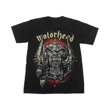 Imagem de Camiseta Unissex De Manga Curta Motorhead Comic Rock Metal De Luxo De 