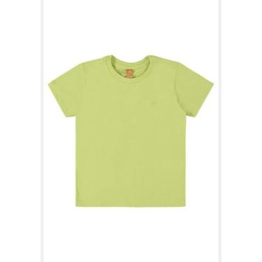 Imagem de Camiseta Manga Curta Básica para Meninos Up Baby, Verde, 12