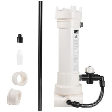 Imagem de R171096 320 Clorador de piscina serve para alimentador automático de cloro/bromo em linha Rainbow para piscina e spa, suporta até 6500 a 27000 galões de alimentação inferior e 18000 a 70000 galões de