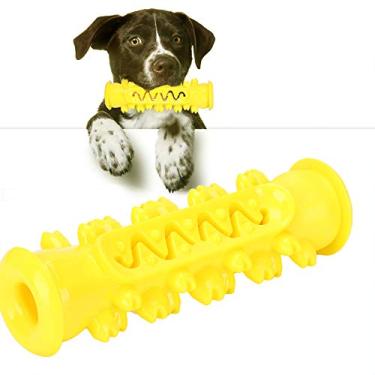 Imagem de Zerodis Brinquedo de Escova de Dentes para Cães, Brinquedos para Mastigar, Brinquedos de Borracha Quase Indestrutíveis para Treinamento de Animais de Estimação, Haste de Quebra-cabeça, Treinamento,