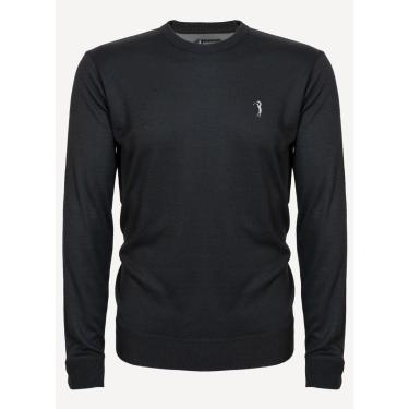 Imagem de Suéter Aleatory Gola Careca Way Preto-Masculino