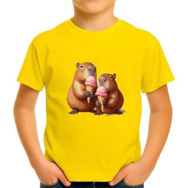 Imagem de Camiseta Camisa Blusa Infantil Juvenil Para Menino Menina 100% Algodão