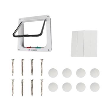 Imagem de Portão De Segurança Com Fechadura De 4 Vias Para Cães E Gatos, Acessór