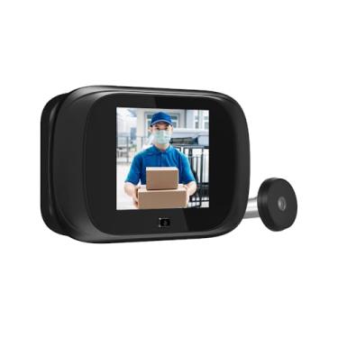 Imagem de Visualizador digital de porta frontal, olho mágico, monitor de tela colorida de 2,8 polegadas, ângulo amplo de 90 graus, campainha visual residencial, visor de olho mágico para sistema de segurança de