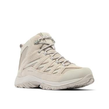 Imagem de Columbia Crestwood feminina à prova d'água, cinza-acinzentado macio/sal marinho, 42