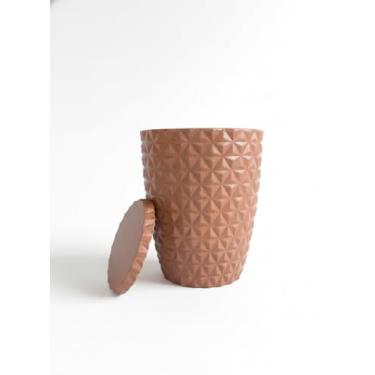 Imagem de Vasos Polietileno Coluna Berlian Gold M 3D (Marrom)